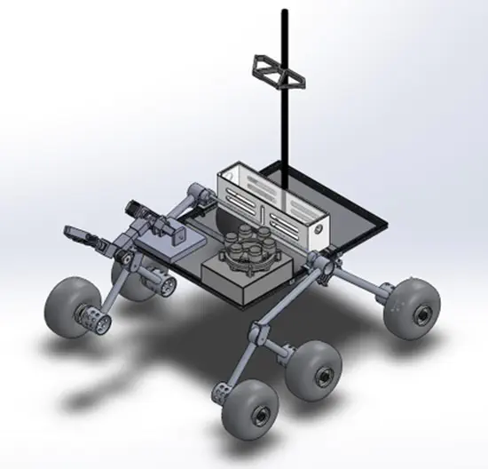 6-Wheel Rocket-Bogie Rover